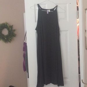 ALYA dark gray tank dress